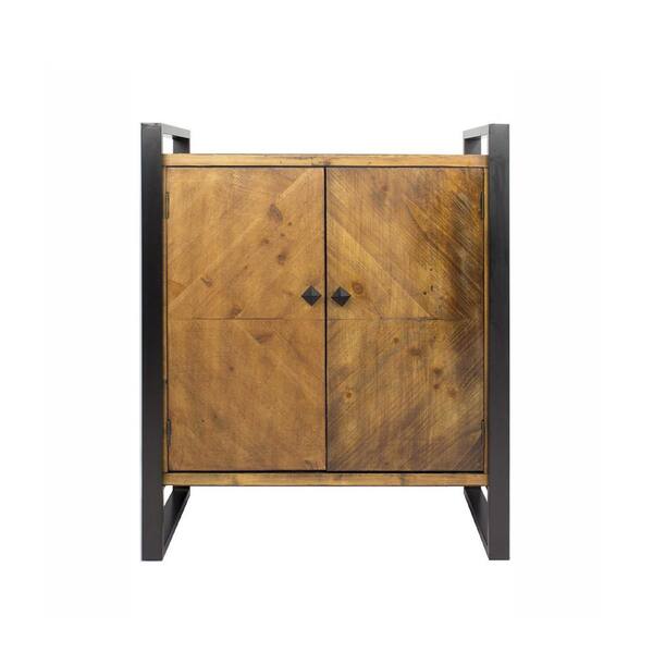 HomeRoots Shelly Natural and White Buffets and Sideboards