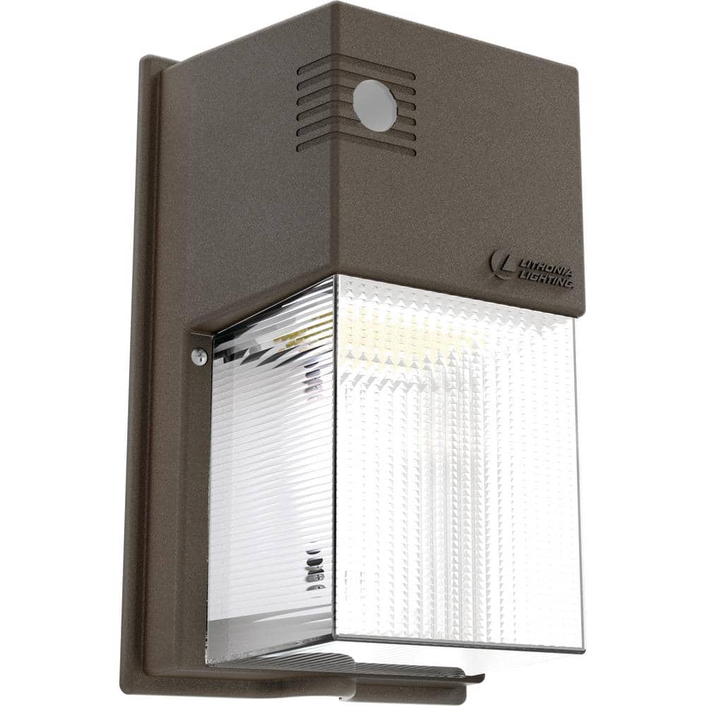 Lithonia Lighting Contractor Select TWS 70-Watt Equivalent Integrated LED  Dark Bronze Switchable Lumens, CCT and Photocell Wall Pack Light TWS LED  ALO