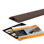 Stalwart NNGSR107 4 ft. 3-Channel Floor Cord Protector in Brown