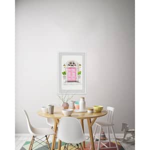45 in. H x 30 in. W "Big Pink Door" by Marmont Hill Framed Printed Wall Art