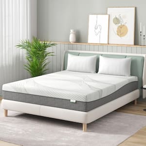 10 in. Medium Cooling Gel Memory Foam Breathable and Support Tight Top California King Mattress