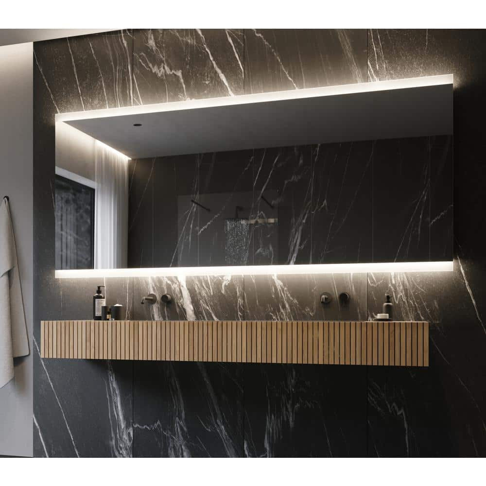 Rectangular Frameless LED Bathroom Vanity Mirror