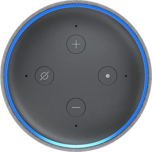 Echo Dot in Charcoal (Gen 3) B07FZ8S74R - The Home Depot