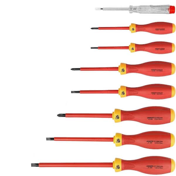 YICHUHAOXI 1000V Series 5 in. Shank 13 Bit Red Insulated