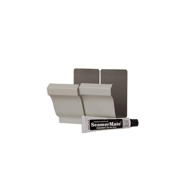 Amerimax Home Products DISCONTINUED 5 in. White Aluminum Seamers with Seamermate 2 Pack