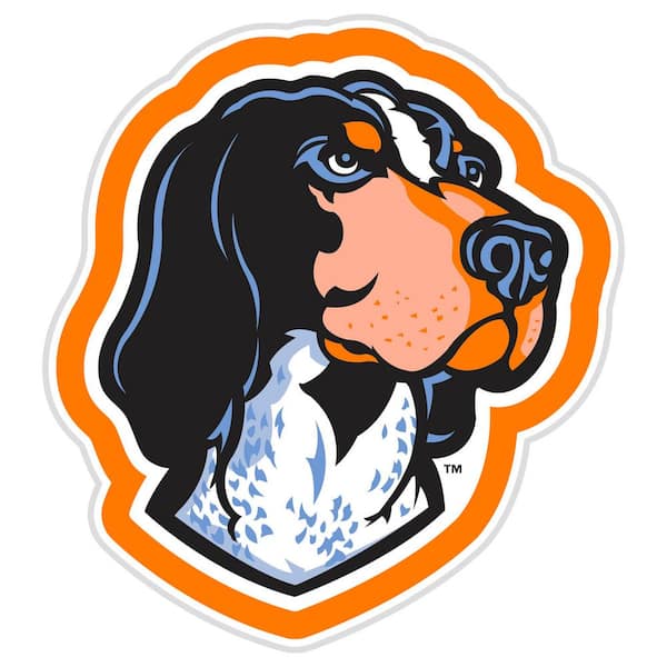Evergreen 23 in. x 23 in. University of Tennessee Orange College Mascot Plug-In LED Lighted Plastic Sign
