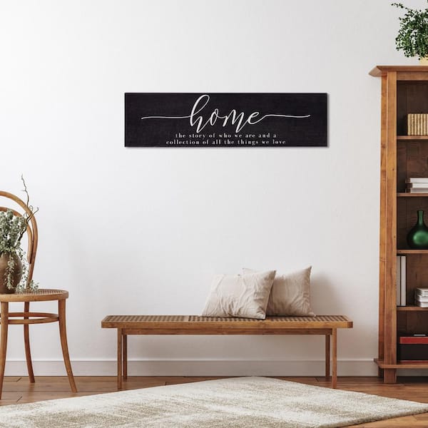 Inspirational Gather Sign for Home Decor Framed in Wood Wall Art Sign Decorative 