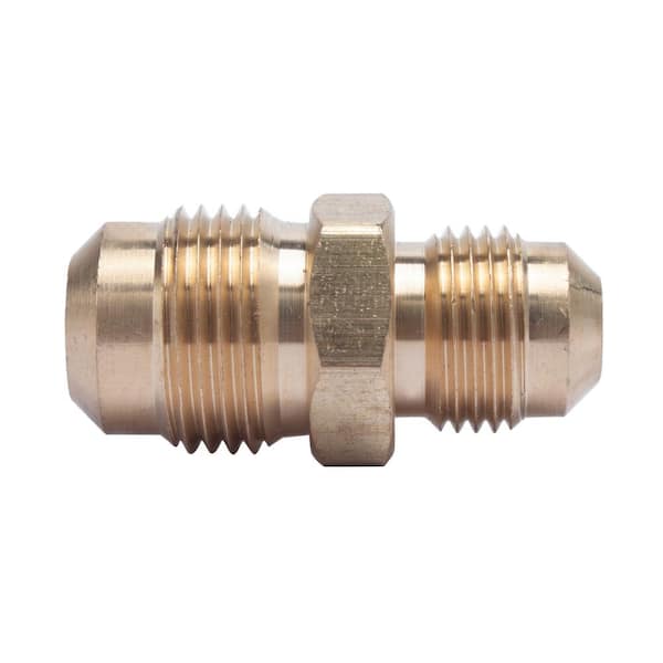LTWFITTING 1/2 in. OD x 3/8 in. OD Flare Brass Reducing Coupling