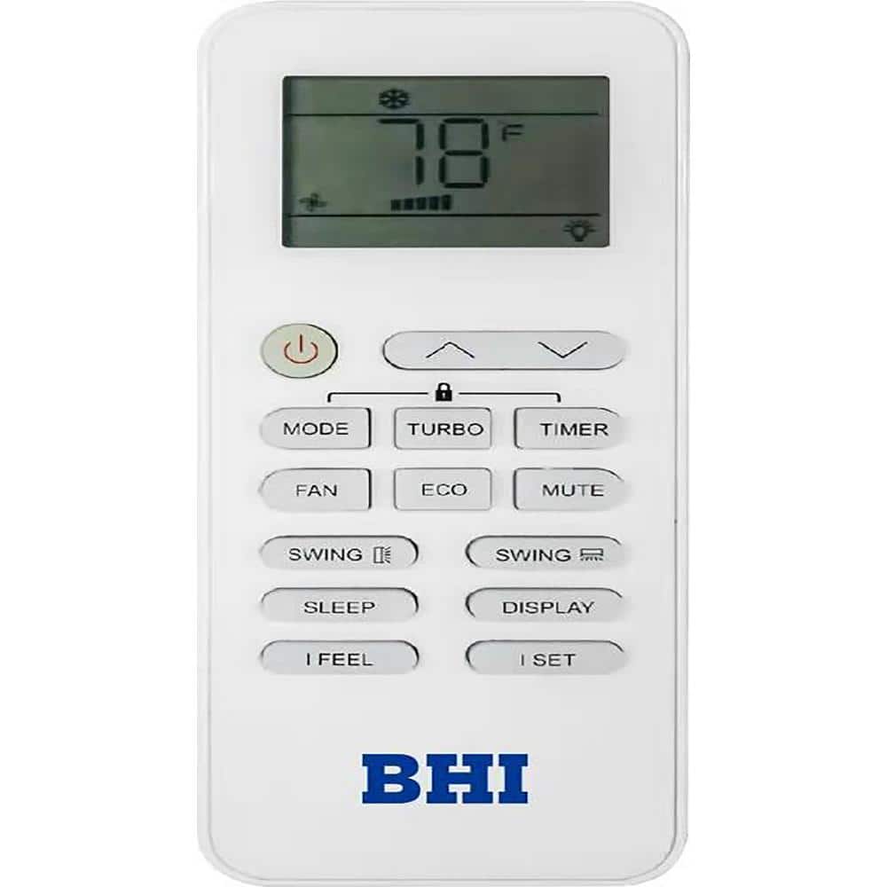12,000 BTU White Wall-Mount Ductless Mini Split Air Conditioner with Heat Pump