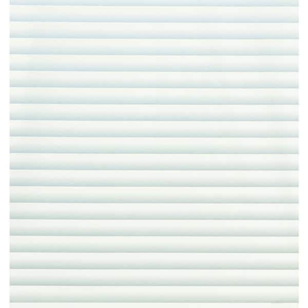 Faux Blind 74 in. W x 24 in. L Clear Decorative Window Film