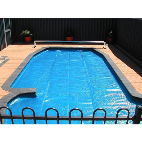 Pool Central 20 ft. x 40 ft. Rectangular Heat Wave Solar Pool Cover in Blue 31520806 The Home Depot