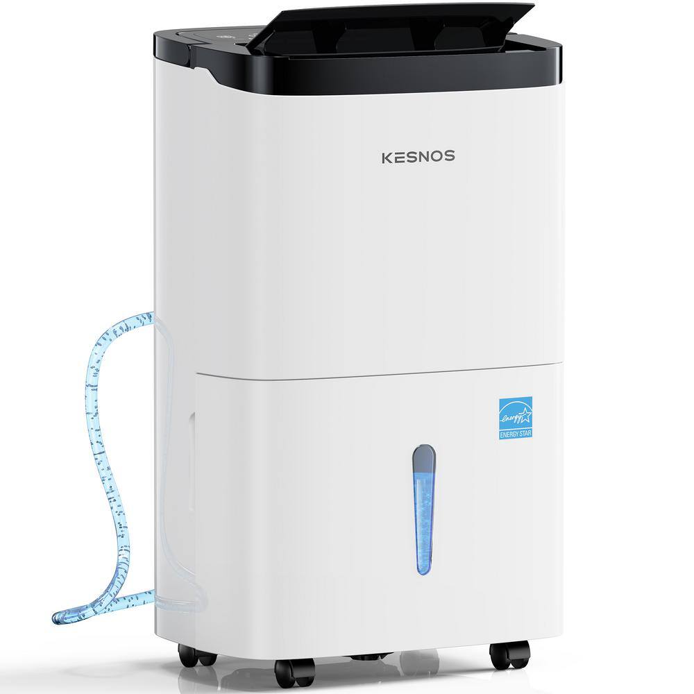KESNOS 120pt.6,000 sq.ft. Energy Star High Humidity Dehumidifier for Bedroom, Basement or Wet