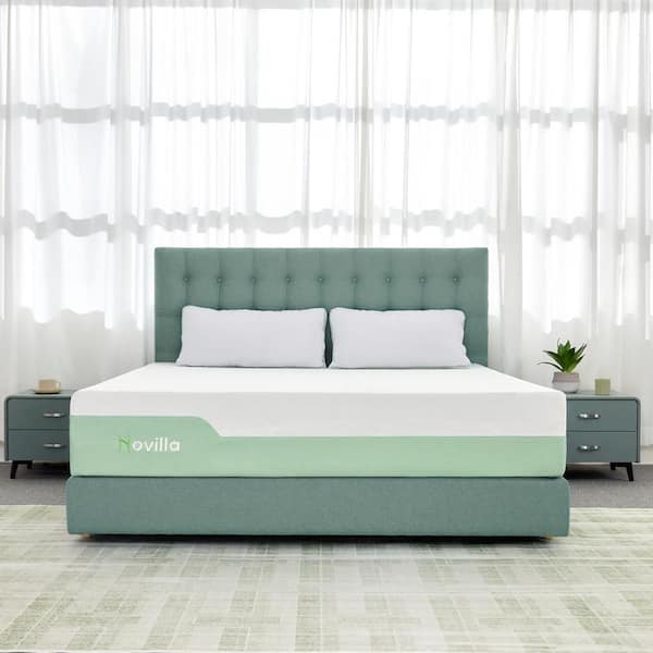 Novilla Comfort Full Medium 12 in. Cooling Foam Mattress, Breathable and Supportive