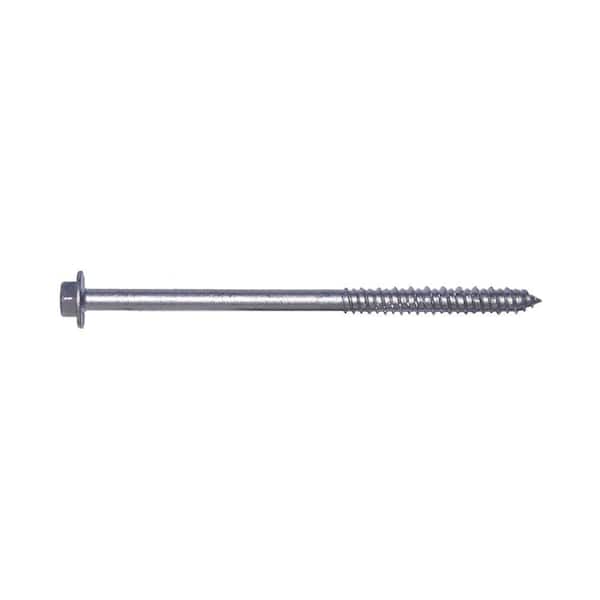 Blue-Tap 1/4 in. x 4 in. Stainless Hex-Head Concrete Screw (5-Pack)