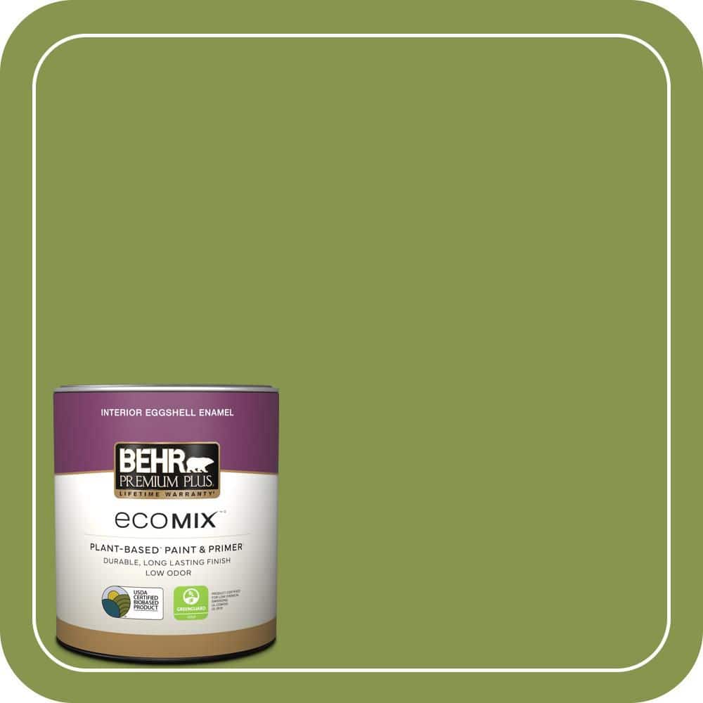 1 qt. #410D-5 Scotland Isle Eggshell Enamel EcoMix Plant-Based Interior Paint & Primer price history on PriceWatchPro