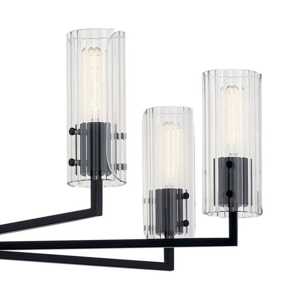 Kichler Velestino 8-Light Black Modern/Contemporary Chandelier