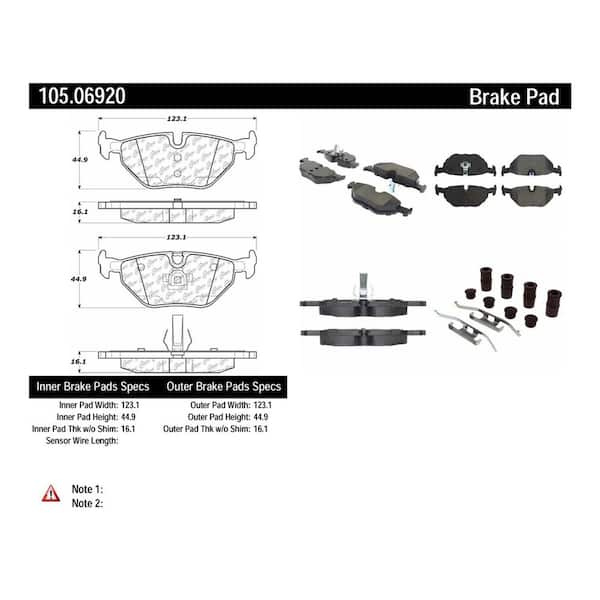Centric Parts Disc Brake Pad Set