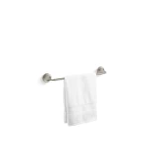 Tone 18 in. Single Towel Bar in Vibrant Brushed Nickel