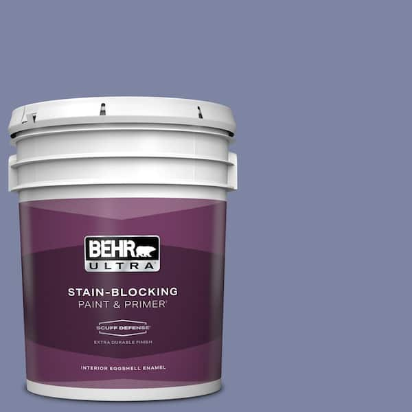 BEHR ULTRA 5 gal. #S540-5 Velvet Curtain Extra Durable Eggshell Enamel Interior Paint & Primer