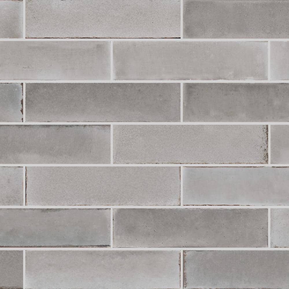 Daltile Scrapbook Memory Grey 2 in.x 8 in. Glazed Porcelain Floor and Wall  Tile (4.68 .sq. ft./case) SB32RCT28MT1 - The Home Depot