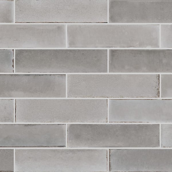 Daltile Scrapbook Memory Grey 2 in.x 8 in. Glazed Porcelain Floor and Wall Tile (4.68 .sq. ft./case)