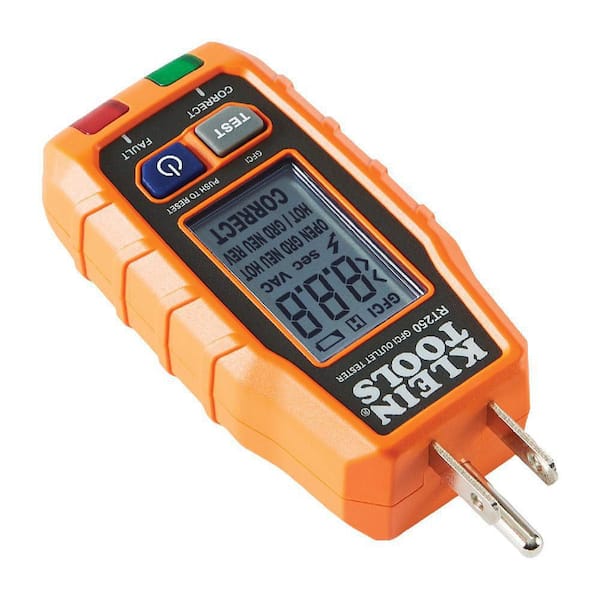 Klein Tools - GFCI Electrical Outlet Tester with LCD Display