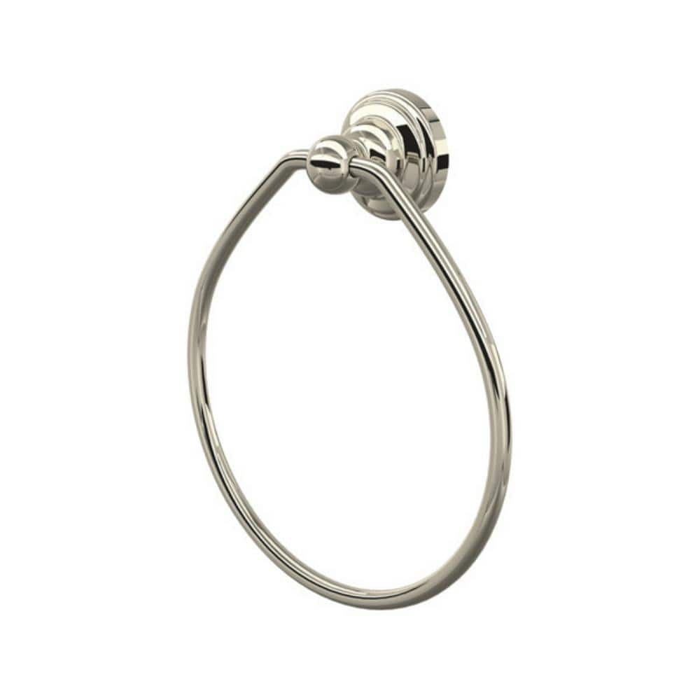 Polished Nickel Traditional Wall Mounted Towel Ring