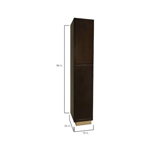 Wood Pantry Pull-Out - Fits Best in U188424, U189024 and U189624, RTA  Cabinet Organizers - LAC448TP43-14-1