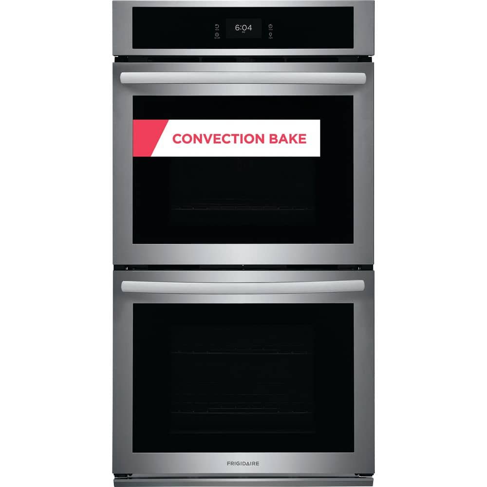 27 in. Double Electric Built-In Wall Oven with Convection in Stainless Steel