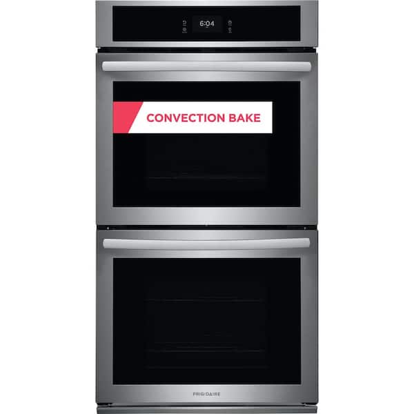 27 in. Double Electric Built-In Wall Oven with Convection in Stainless Steel