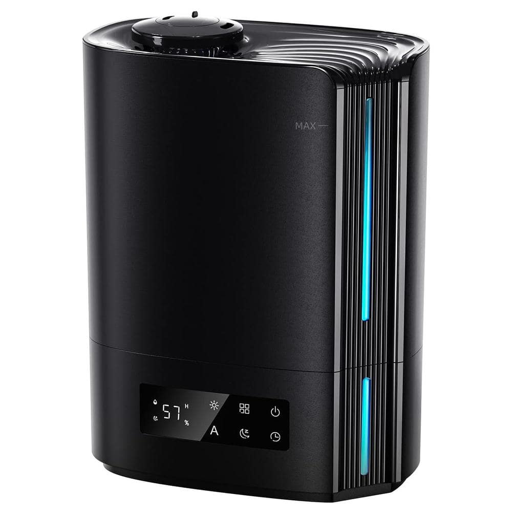 1.6 Gal. Ultrasonic Top Fill Cool Mist Humidifiers Essential Oil Diffuser with Smart Humidistat Control, Quiet in Black price history on PriceWatchPro