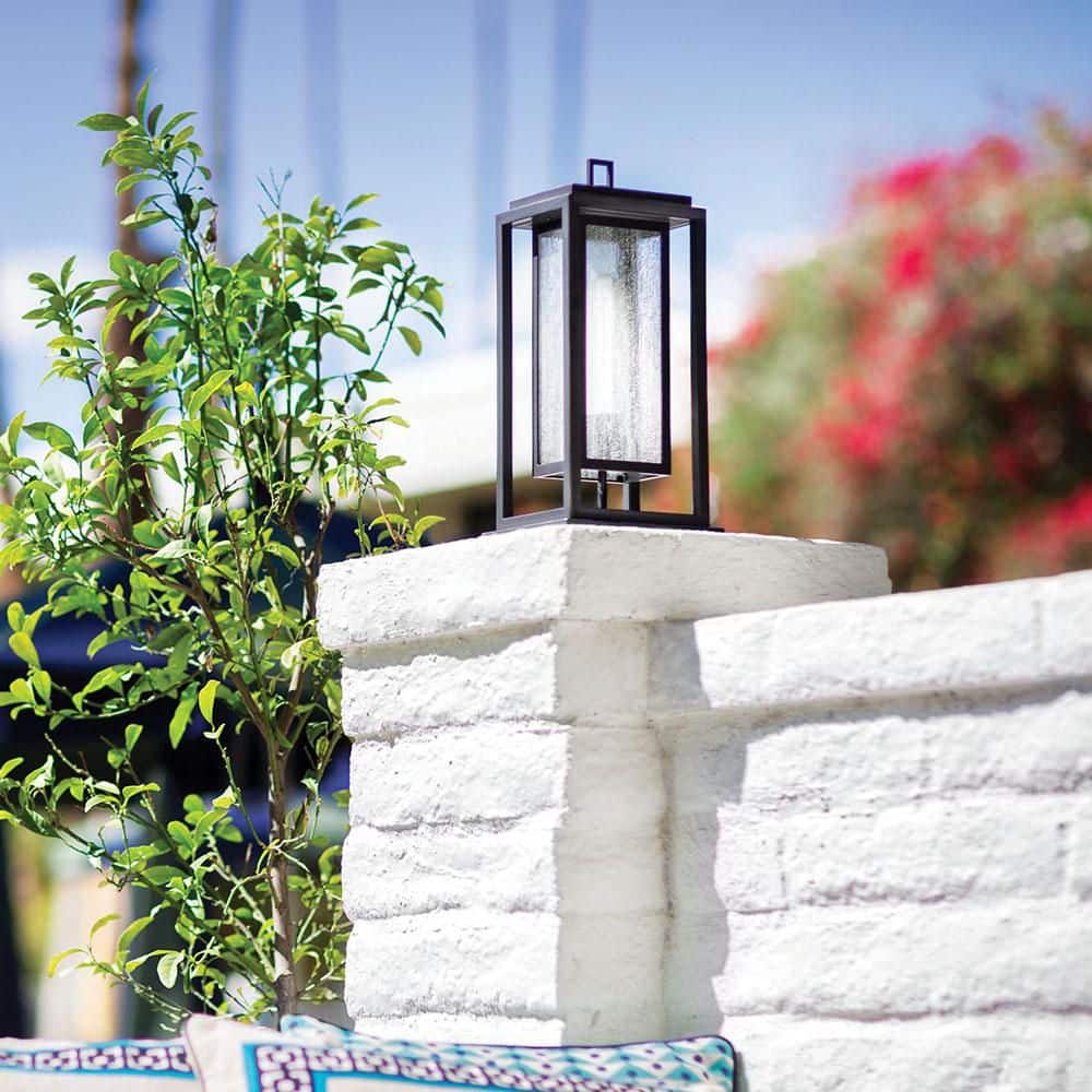 Republic 1-Light Oil Rubbed Bronze Pier Mount price history on PriceWatchPro