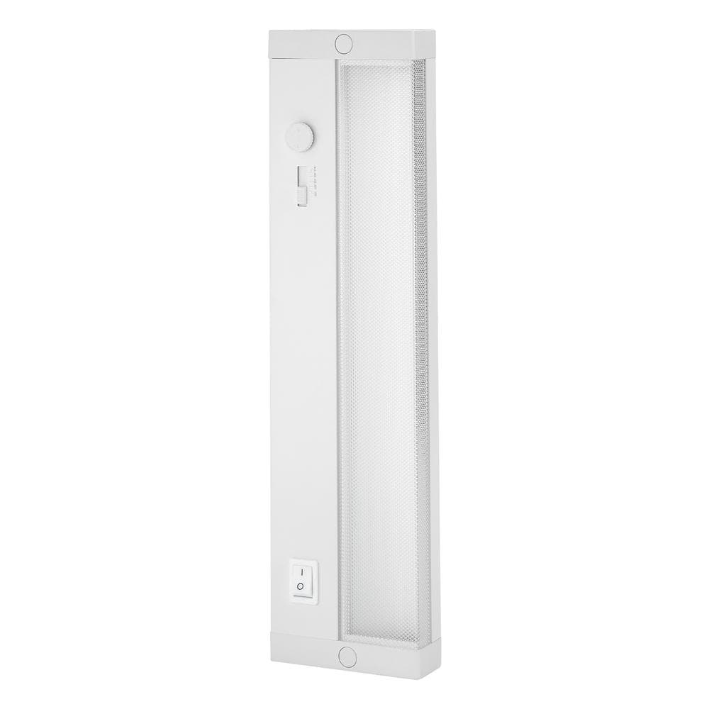 12" White Metal LED Dimmable Under Cabinet Light