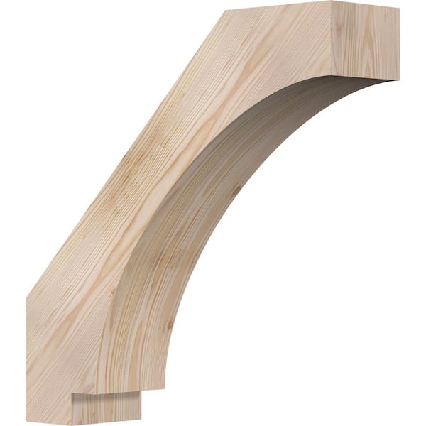 Ekena Millwork 5 1/2"W x 22"D x 22"H Imperial Smooth Knee Brace, Douglas Fir