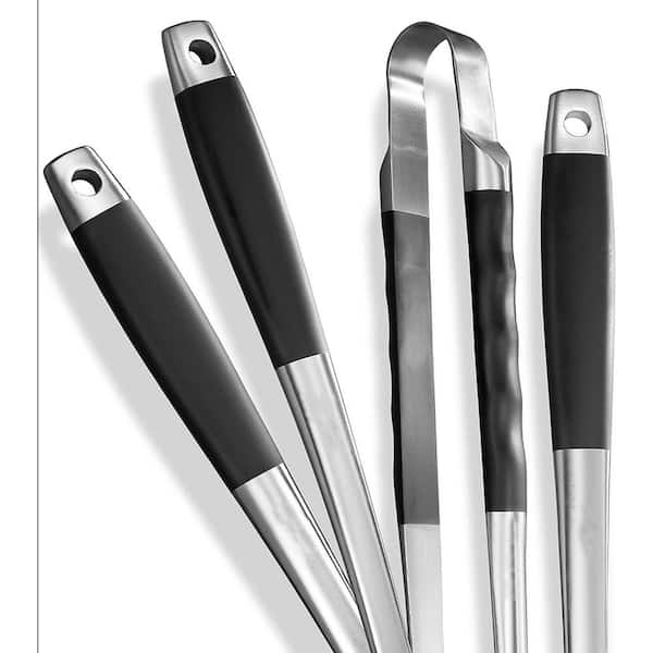 Cubilan Golf-Club Style BBQ Tools Grilling Tools with Rubber Handle -  Stainless Steel Grilling Accessories (7-Piece) B07HKZ5KM3 - The Home Depot
