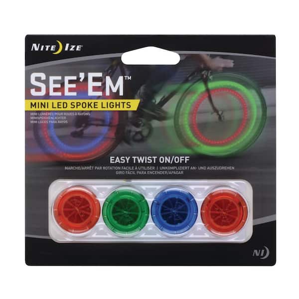 Nite Ize See'Ems Mini LED Spoke Lights (4-Pack)