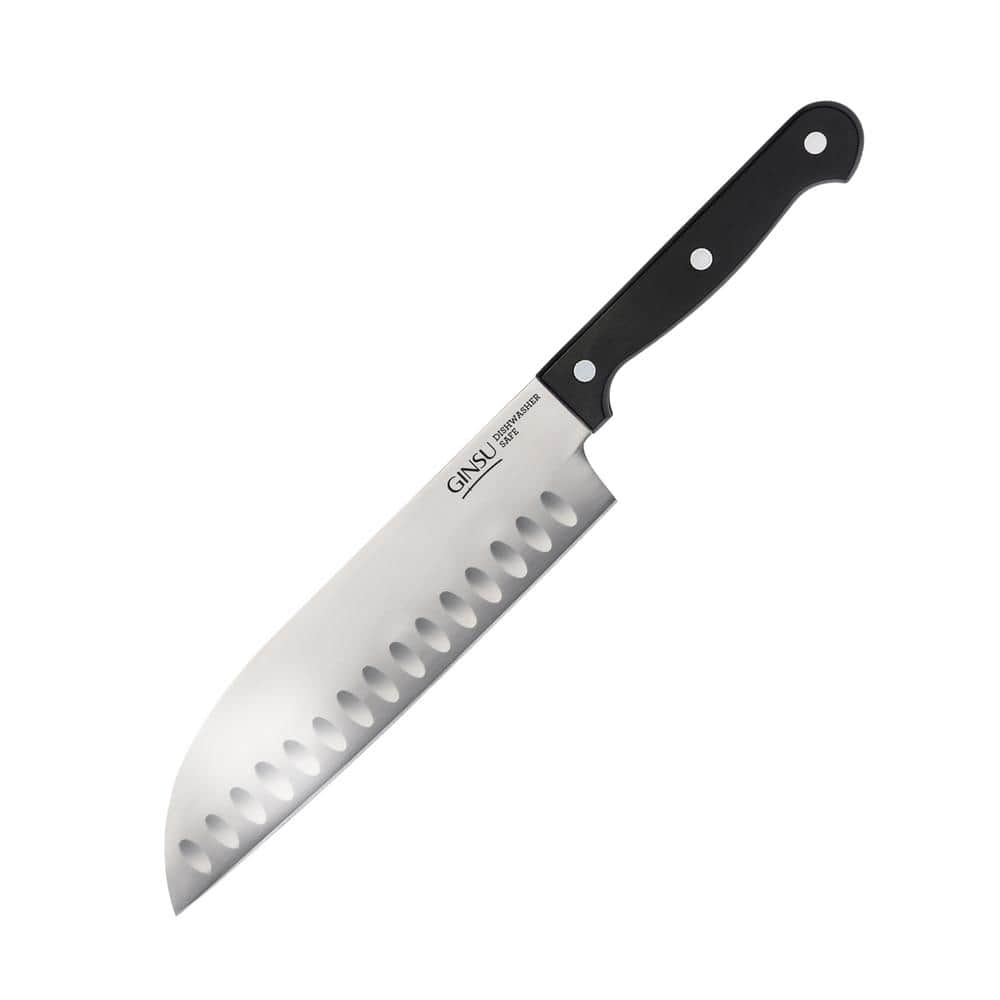 JoyJolt 7-in Nakiri Knife High Carbon Steel Kitchen Knife