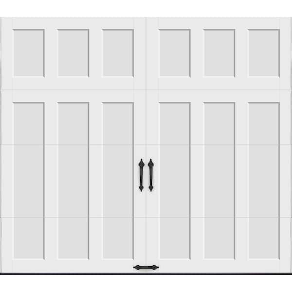 Clopay Coachman Linear Design 9 ft x 7 ft Insulated 18.4 R-Value  White Garage Door with Solid TOP13