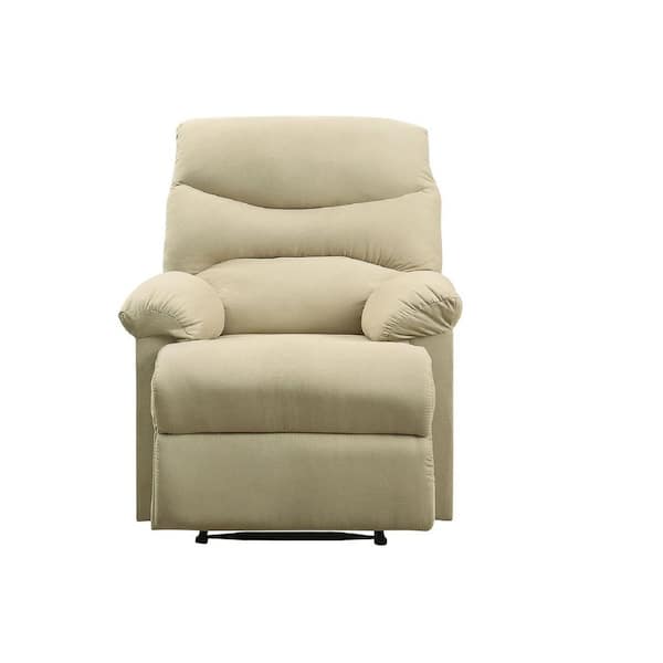 Preston microfiber recliner 2025 chair in beige