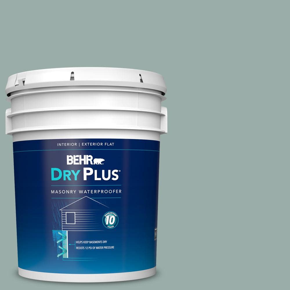 BEHR 5 Gal DMW 24 Riverside Flat Interior Exterior Dry Plus Basement   Riverside Behr Concrete Sealers 87505 64 1000 