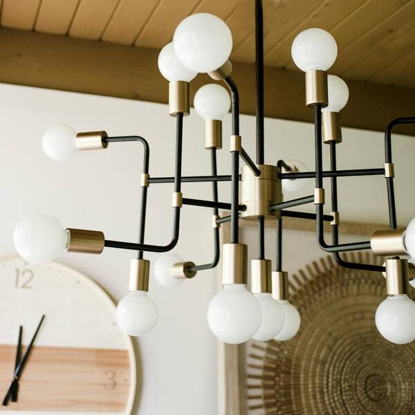 Yosemite Home Decor Every Which Way 17 Light Black Bronze Chandelier Bscb90127 The Depot - Chandelier Pictures Home Decor