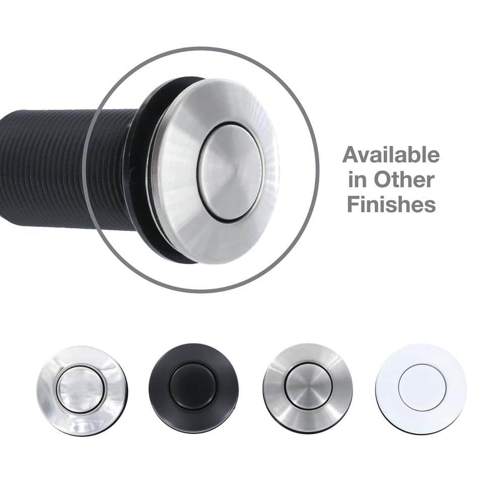 Universal Stainless Steel Garbage Disposal Air Switch Button