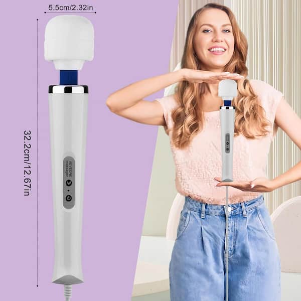 Numhew 10-Speed Vibration Massage Wand, with Multiple Frequency