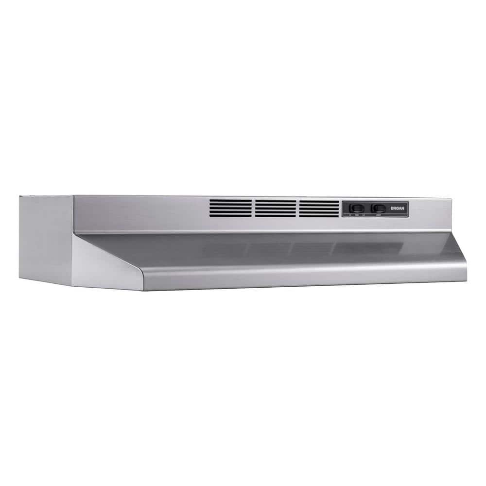 1000 36 in. Ductless Under-Cabinet Range Hood in Stainless Finish with Prin