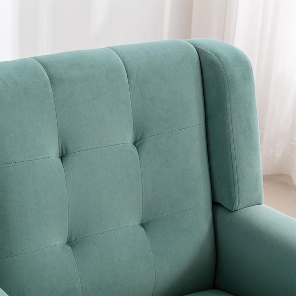 Mint best sale velvet chair