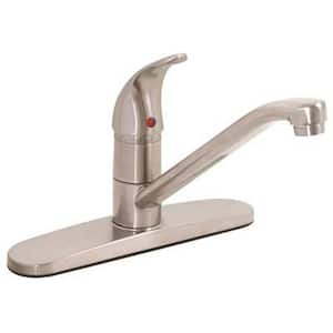 Westlake Single-Handle Standard Kitchen Faucet without Side Sprayer in Brushed Nickel