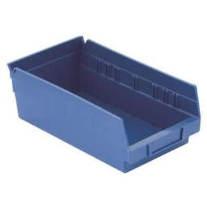 Quantum 10 7/8 x 8 1/4 x 3 1/2 Heavy-Duty Blue Dividable