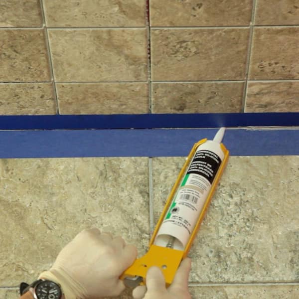 Custom Building Products Commercial #640 10.1 oz. Arctic White Silicone Caulk