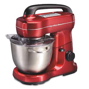 4 Qt. 7-Speed Red Stand Mixer with Tilt Head