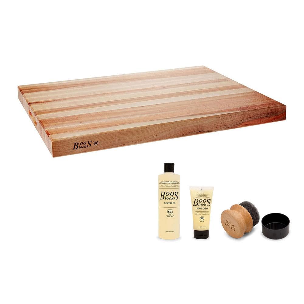 JOHN BOOS 30 in. x 23.25 in Rectangular Wooden Edge Grain Cutting Board